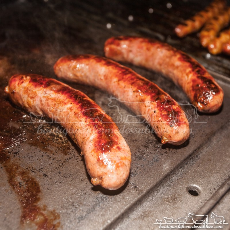 Saucisses de Toulouse paquet de 3
