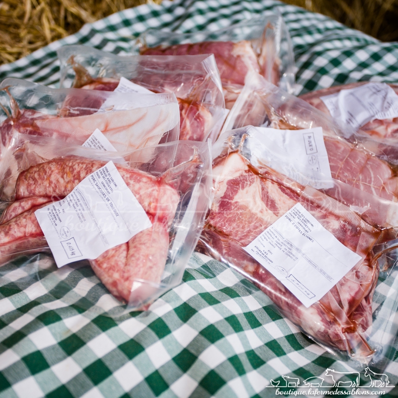 Précommande de Colis de viande de porc - La ferme de Grémi près de